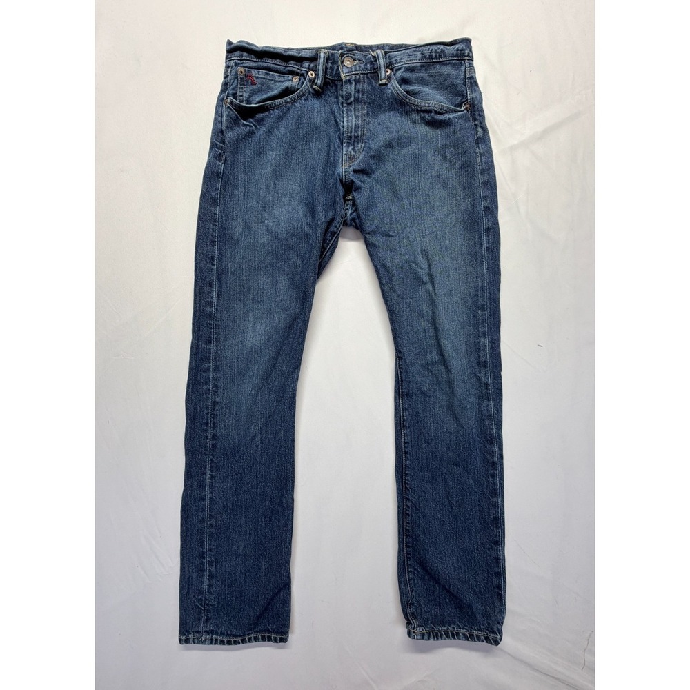Polo Ralph Lauren Jeans Mens 31x30 (Fits 33x30.5) Blue Medium Wash Straight Leg